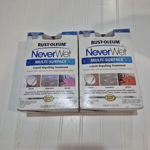 Lot Of 2 Rust-Oleum 18 oz NeverWet Multi‎ Surface Liquid Repellant Waterproof